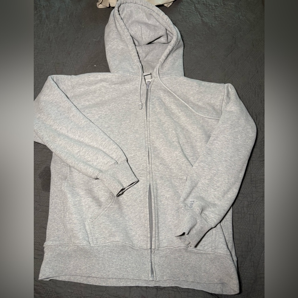 TNA Gray Zip-Up Hoodie
